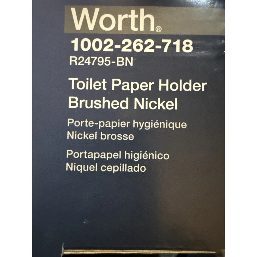 NEW Kohler Worth Toilet Paper Holder Brushed Nickel R24795-BN Bathroom Hardware